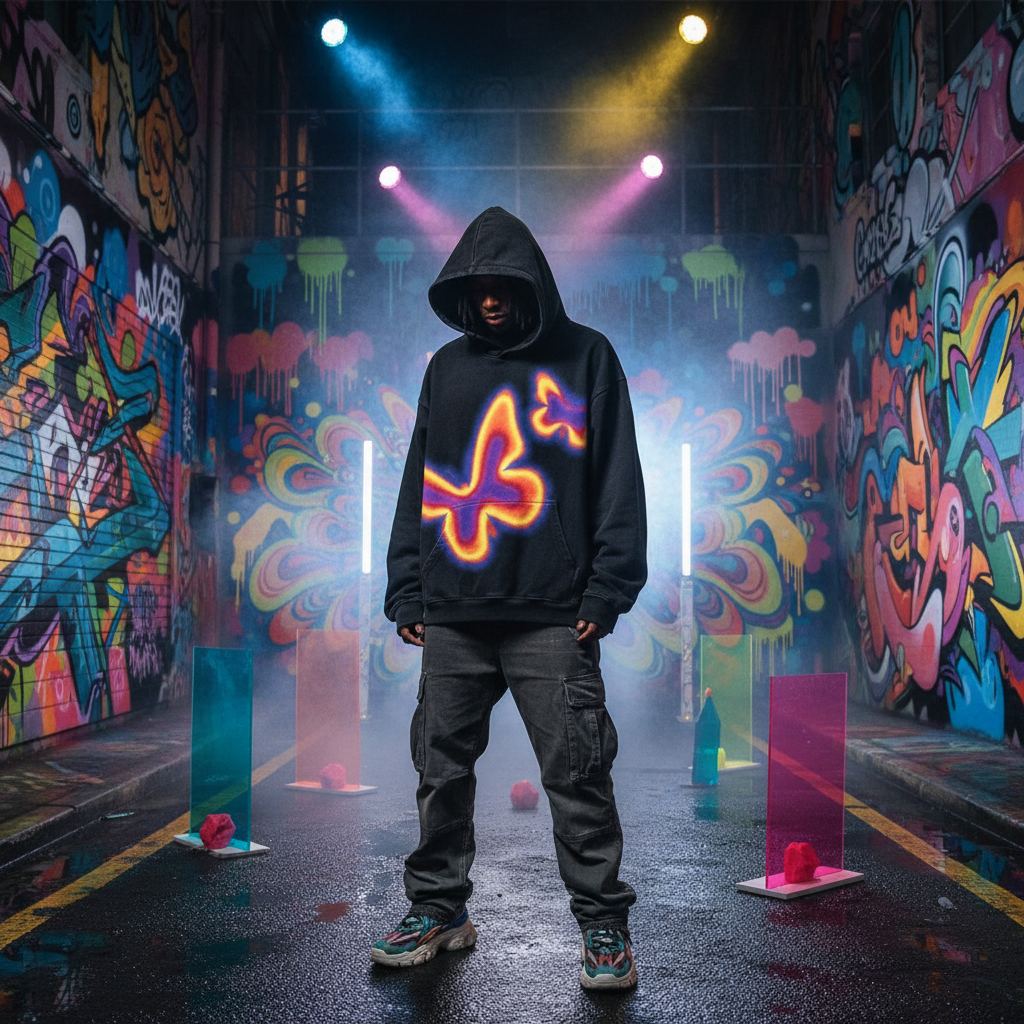 Polychromatic Butterfly Hoodie