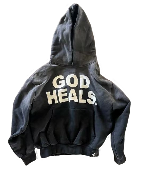 God Heals Graphic Hoodie - Oversized Streetwear | Premium Cotton - Radiant Graphics 