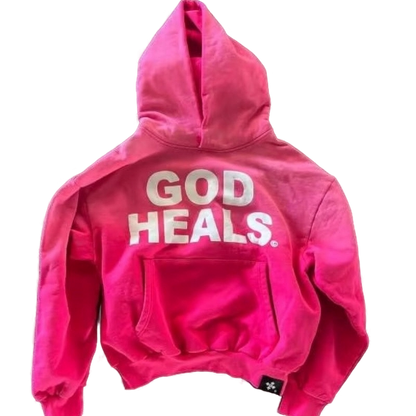 God Heals Graphic Hoodie - Oversized Streetwear | Premium Cotton - Radiant Graphics 
