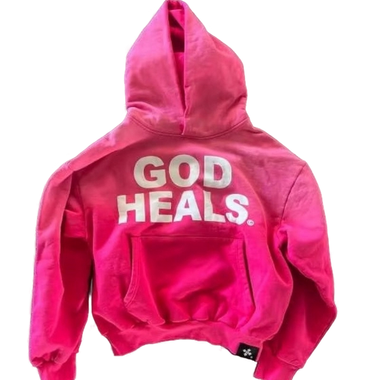 God Heals Graphic Hoodie - Oversized Streetwear | Premium Cotton - Radiant Graphics 